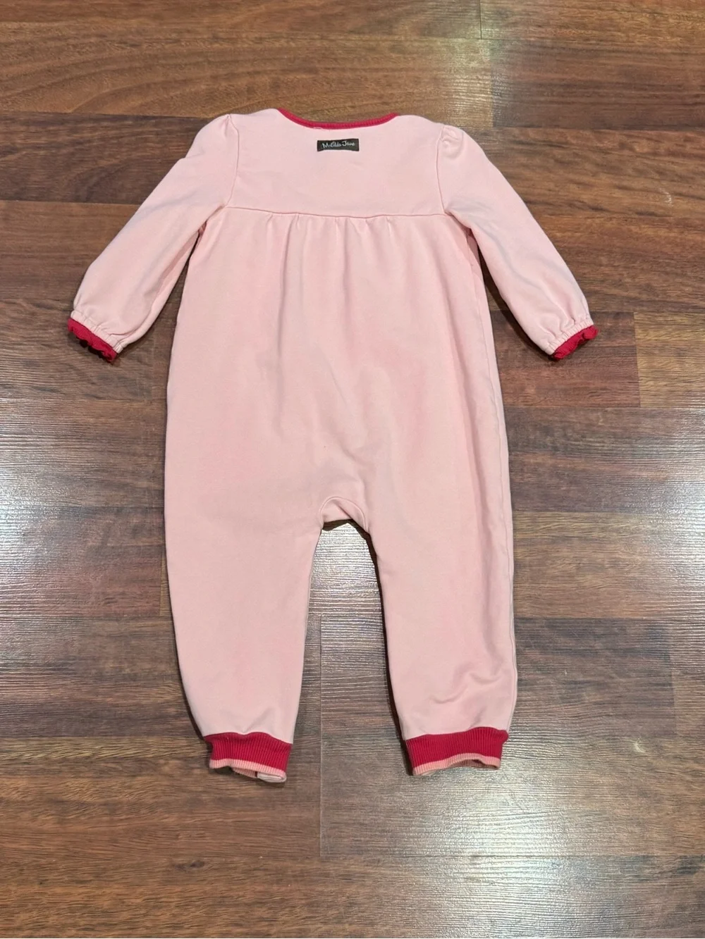Matilda Jane - Pink One-Piece Romper with Red Heart